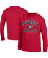 Фото #1 товара Men's Red Georgia Bulldogs High Motor Long Sleeve T-shirt