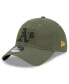 Men's Green Oakland Athletics 2023 Armed Forces Day 9TWENTY Adjustable Hat