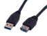 Фото #1 товара MCL Samar MCL MC923AMF-1M/N - 1 m - USB A - USB A - USB 3.2 Gen 1 (3.1 Gen 1) - Male/Female - Black