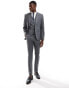 ASOS DESIGN skinny fit suit jacket with wool in charcoal grey