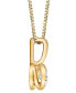 Diamond (1/10 ct. t.w.) Energy Pendant in 14k White, Yellow or Rose Gold