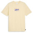 Puma Graphics Hydration Crew Neck Short Sleeve T-Shirt Mens Yellow Casual Tops 6