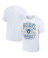 Фото #2 товара Men's Darius Rucker Collection by White Milwaukee Brewers Distressed Rock T-shirt