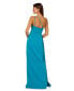 Фото #2 товара Women's One-Shoulder Stretch Satin Gown