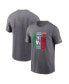 Фото #1 товара Men's Heather Gray San Francisco 49ers vs. Arizona Cardinals Essential Mexico Game T-shirt