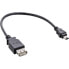 Фото #2 товара InLine USB 2.0 Cable A female / Mini 5 Pin male 0.2m