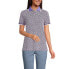 Фото #12 товара Women's Mesh Cotton Short Sleeve Polo Shirt