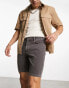 Фото #4 товара ASOS DESIGN slim denim shorts in grey