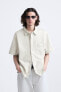 Фото #3 товара Куртка-рубашка ZARA в мужском стиле из выцветшей джинсы
