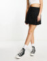 Фото #2 товара Miss Selfridge pleated mini skirt in black