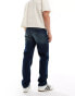 ASOS DESIGN straight jeans in dark wash blue