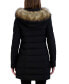 ფოტო #2 პროდუქტის Women's Faux-Fur-Trim Hooded Puffer Coat