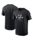 Фото #1 товара Men's Black Baltimore Ravens 2023 AFC North Division Champions Locker Room Trophy Collection T-shirt