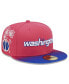 Фото #4 товара Men's Pink Washington Wizards 2022/23 City Edition Official 59FIFTY Fitted Hat