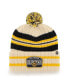 Фото #2 товара Men's '47 Natural Cal Bears Hone Patch Cuffed Knit Hat with Pom