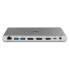 Фото #2 товара Lindy DST-Pro 5K - Wired - USB 3.2 Gen 1 (3.1 Gen 1) Type-C - 100 W - 10,100,1000 Mbit/s - Silver - MicroSD (TransFlash) - SD