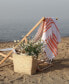 Фото #5 товара Полотенца домашние Linum Home Herringbone Pestemal Pack of 2 100% хлопковый пляжное полотенце