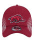 Фото #4 товара Men's Cardinal Arkansas Razorbacks Active Slash Sides 39Thirty Flex Hat