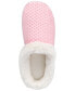 Фото #4 товара Women's Faux-Fur-Trim Hoodback Boxed Slippers, Created for Macy's