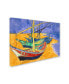 Vincent Van Gogh 'Fishing Boats on the Beach' Canvas Art - 24" x 18"