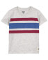 Toddler Pieced Striped Tee 3T