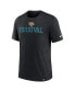 Men's Heather Black Jacksonville Jaguars Blitz Tri-Blend T-Shirt