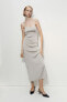 Фото #2 товара Glittery Fine-knit Maxi Dress