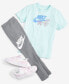 ფოტო #5 პროდუქტის Sportswear Big Girls' Essentials Mid-Rise Leggings