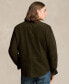 Фото #2 товара Men's Reversible Suede-Taffeta Shirt Jacket