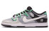 Фото #1 товара 【定制球鞋】 Nike Dunk Low Retro 解构鞋带 GAMEBOY 像素怪兽 低帮 板鞋 男款 绿黑灰 / Кроссовки Nike Dunk Low DJ6188-002