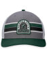 Фото #2 товара Men's Gray, Green Michigan State Spartans Aurora Trucker Adjustable Hat