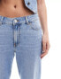 JJXX Nice straight fit cropped jeans in medium blue