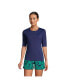 Women's Crew Neck Rash Guard UPF 50 Swim Tee