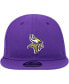 ფოტო #2 პროდუქტის Infant Boys and Girls Purple Minnesota Vikings My 1st 9FIFTY Snapback Hat