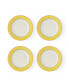 Фото #1 товара Calypso 4 Piece Salad Plates Set, Service for 4