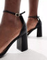 Фото #3 товара Truffle Collection block heel sandals in black