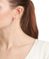 ფოტო #2 პროდუქტის Crystal Pavé Butterfly Stud Earrings in Sterling Silver, Created for Macy's