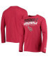 Фото #1 товара Men's Cardinal Arizona Cardinals Combine Authentic Split Line Long Sleeve T-shirt