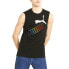 Puma Essentials Rainbow Crew Neck Sleeveless T-Shirt Mens Size XXL Casual Tops