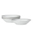 Фото #1 товара Rochester Platinum Set of 4 Fruit Bowls, Service For 4