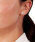 ფოტო #17 პროდუქტის Diamond Honeycomb Stud Earrings (1/2 ct. t.w.)