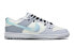 【定制球鞋】Nike Dunk Low 盛夏狂想 复古解构 嘻哈 像素风 潮流涂鸦 简约 低帮板鞋 男款 米灰 / Кроссовки Nike Dunk Low DV0831-101