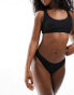 Фото #1 товара Champion crinkle bikini top in black