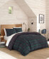 Фото #3 товара Woodland Tartan Green Duvet Cover Set, Twin