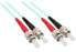 Фото #1 товара InLine Fiber Optical Duplex Cable ST/ST 50/125µm OM3 2m