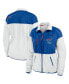 ფოტო #1 პროდუქტის Women's White, Royal Buffalo Bills Color-Block Polar Fleece Full-Zip Jacket