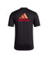 Фото #3 товара Men's Black New York Red Bulls Local Pop AEROREADY T-shirt