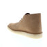 Фото #18 товара Clarks Desert Coal 26167862 Mens Brown Suede Lace Up Chukkas Boots