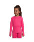 ფოტო #3 პროდუქტის Girls Thermal Base Layer Long Underwear Thermaskin Crew Neck Shirt