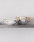 Фото #2 товара Raptures Gold Set of 4 Cereal Bowls, Service For 4